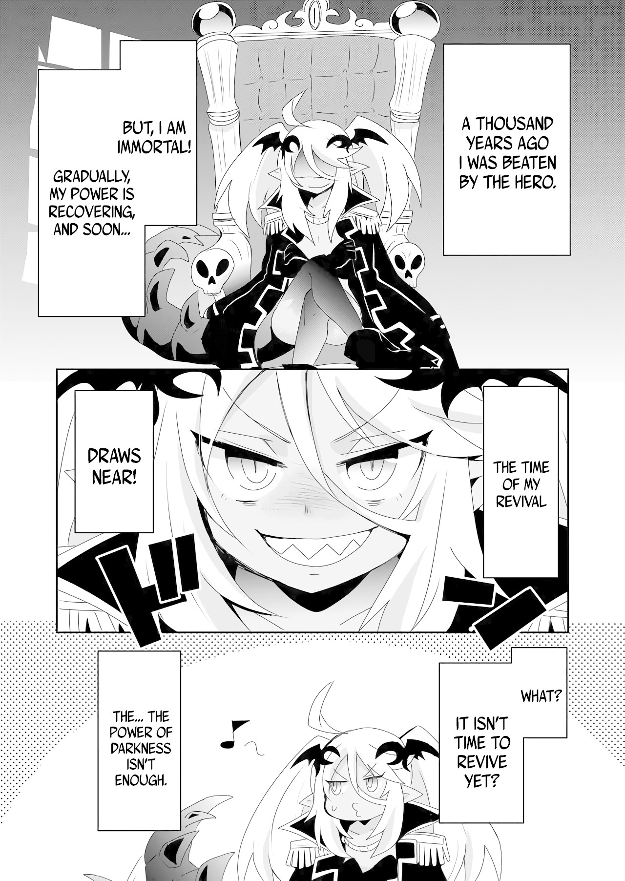 Zettai ni Yatte wa Ikenai Isekai Shoukan Chapter 9.5 page 3 - Chapter 9.5: Demon Lord Extra Edition: The Demon Lord's Magnificent Circumstances