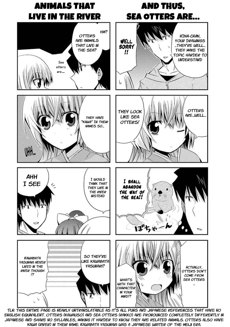 Zettai Reiiki Chapter 14 page 6 - Chapter 14: Otters and Sea Otters Are Both Animals