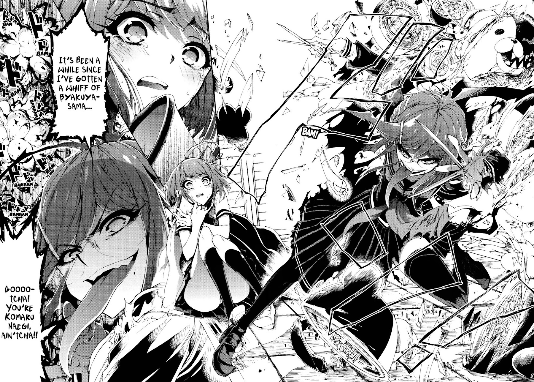 Zettai Zetsubou Shoujo - Danganronpa Another Episode - Genocider Mode Chapter 1 page 14 - Chapter 1 : The Demon that Cries Out Love from the Depths of Hell