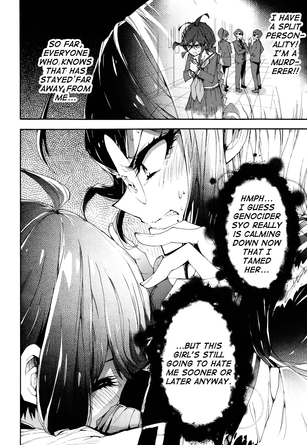 Zettai Zetsubou Shoujo - Danganronpa Another Episode - Genocider Mode Chapter 1 page 29 - Chapter 1 : The Demon that Cries Out Love from the Depths of Hell