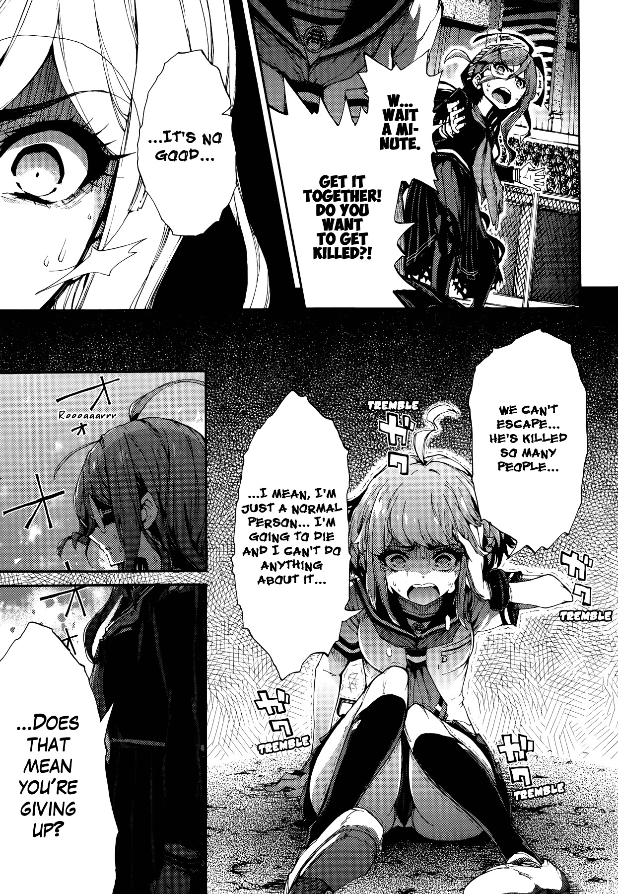Zettai Zetsubou Shoujo - Danganronpa Another Episode - Genocider Mode Chapter 1 page 39 - Chapter 1 : The Demon that Cries Out Love from the Depths of Hell