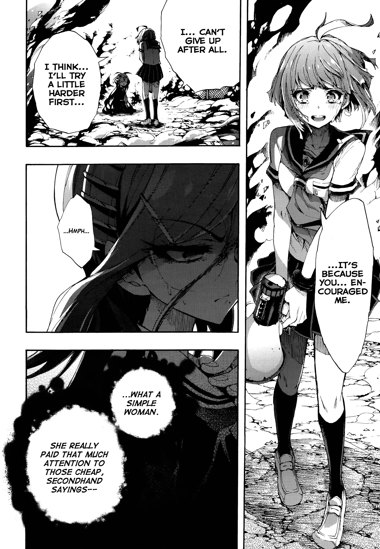 Zettai Zetsubou Shoujo - Danganronpa Another Episode - Genocider Mode Chapter 1 page 49 - Chapter 1 : The Demon that Cries Out Love from the Depths of Hell