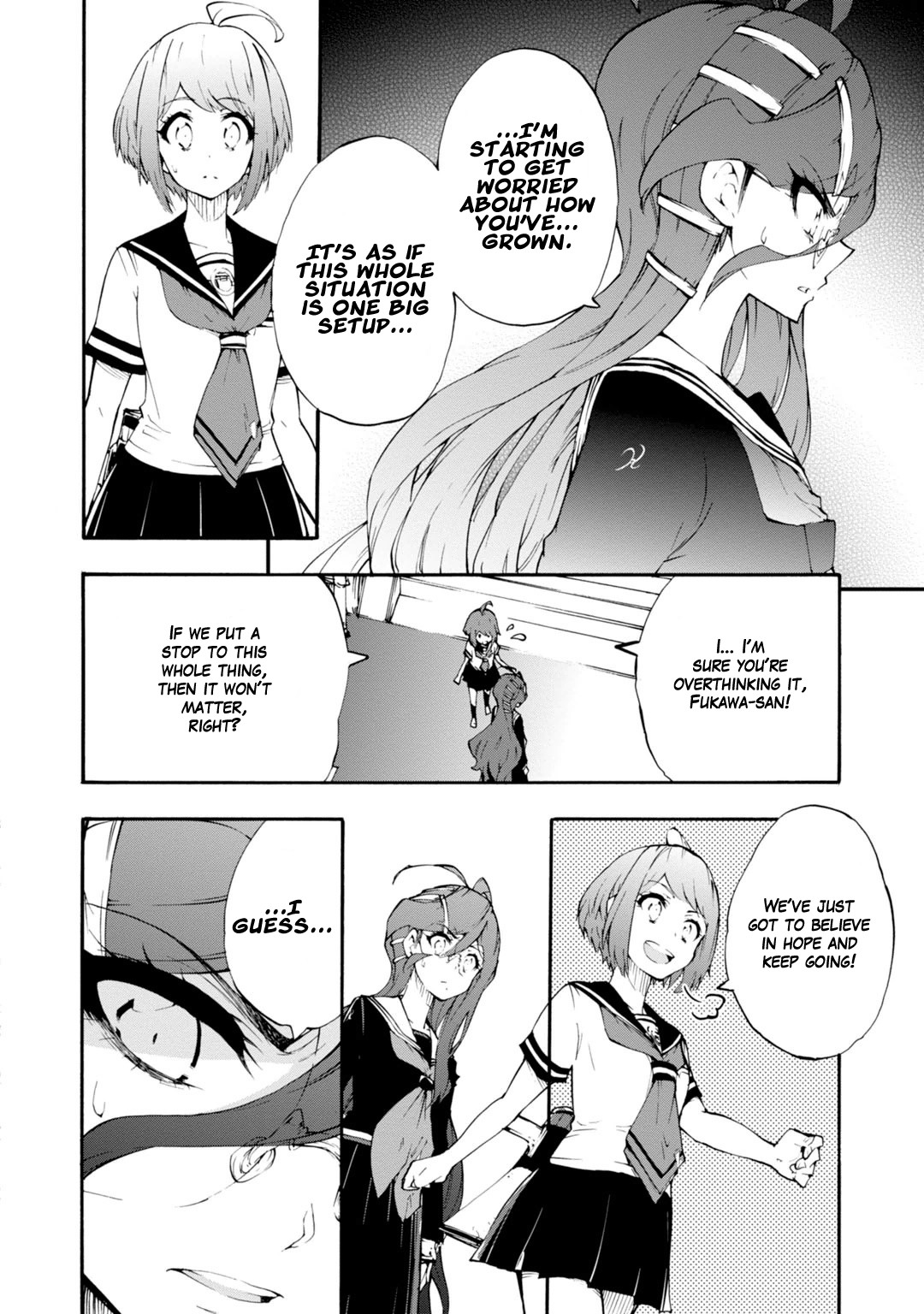 Zettai Zetsubou Shoujo - Danganronpa Another Episode - Genocider Mode Chapter 10 page 10 - Chapter 10: Ultimate Weapon XX