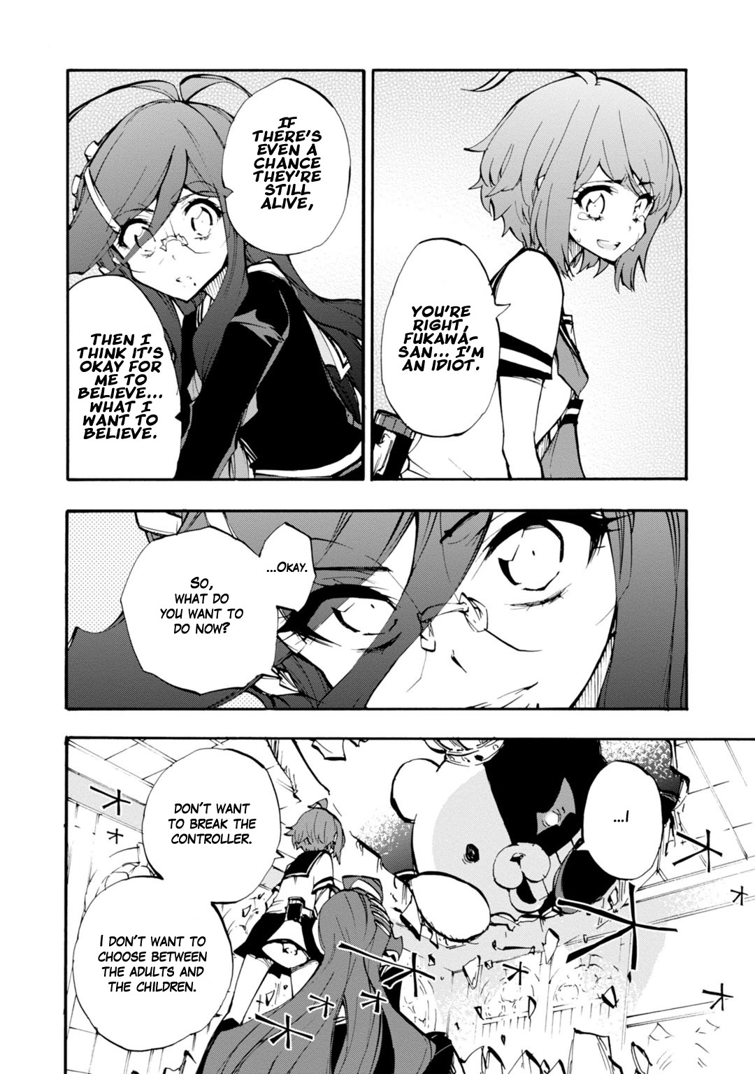 Zettai Zetsubou Shoujo - Danganronpa Another Episode - Genocider Mode Chapter 11 page 14 - Chapter 11: Note From a Certain Girl [END]