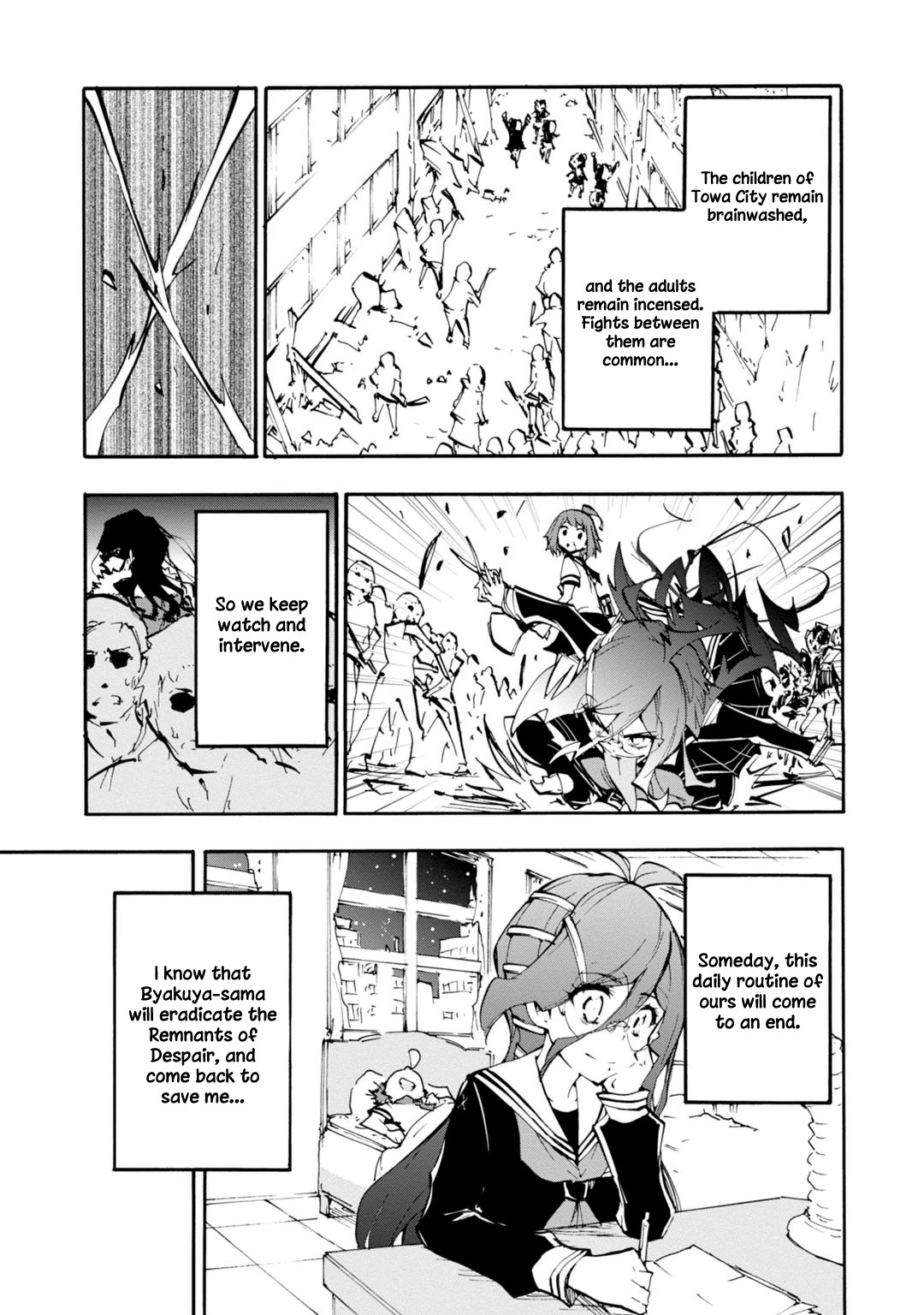 Zettai Zetsubou Shoujo - Danganronpa Another Episode - Genocider Mode Chapter 11 page 20 - Chapter 11: Note From a Certain Girl [END]