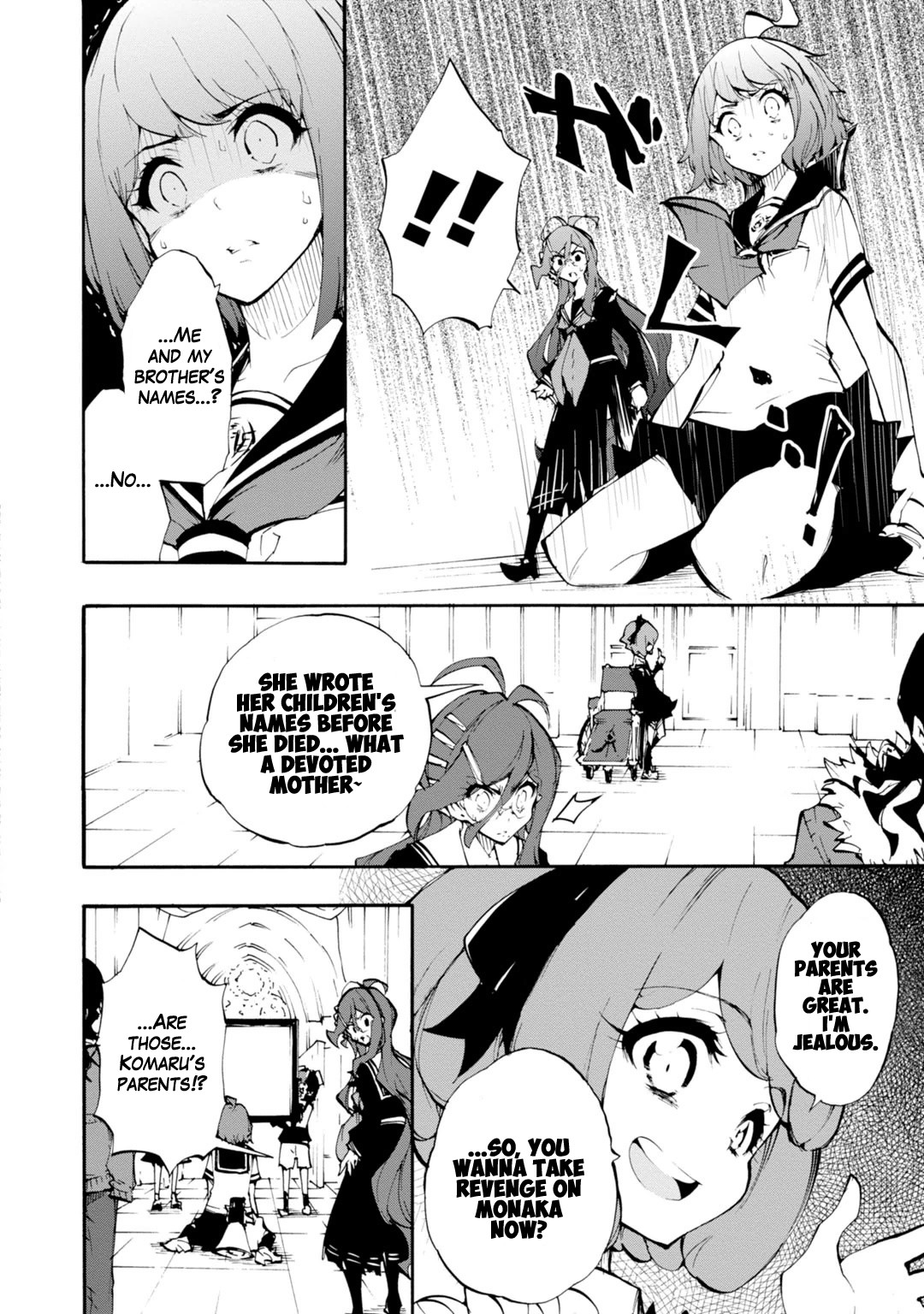 Zettai Zetsubou Shoujo - Danganronpa Another Episode - Genocider Mode Chapter 11 page 6 - Chapter 11: Note From a Certain Girl [END]
