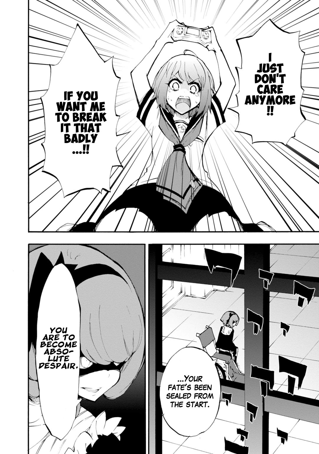 Zettai Zetsubou Shoujo - Danganronpa Another Episode - Genocider Mode Chapter 11 page 8 - Chapter 11: Note From a Certain Girl [END]