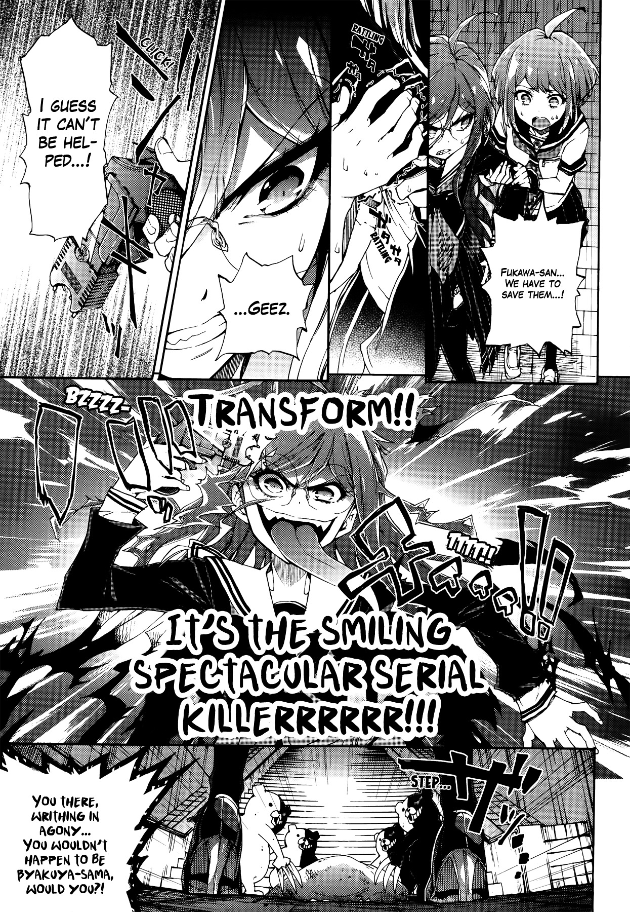 Zettai Zetsubou Shoujo - Danganronpa Another Episode - Genocider Mode Chapter 2 page 11 - Chapter 2 : A Reply to Consolation