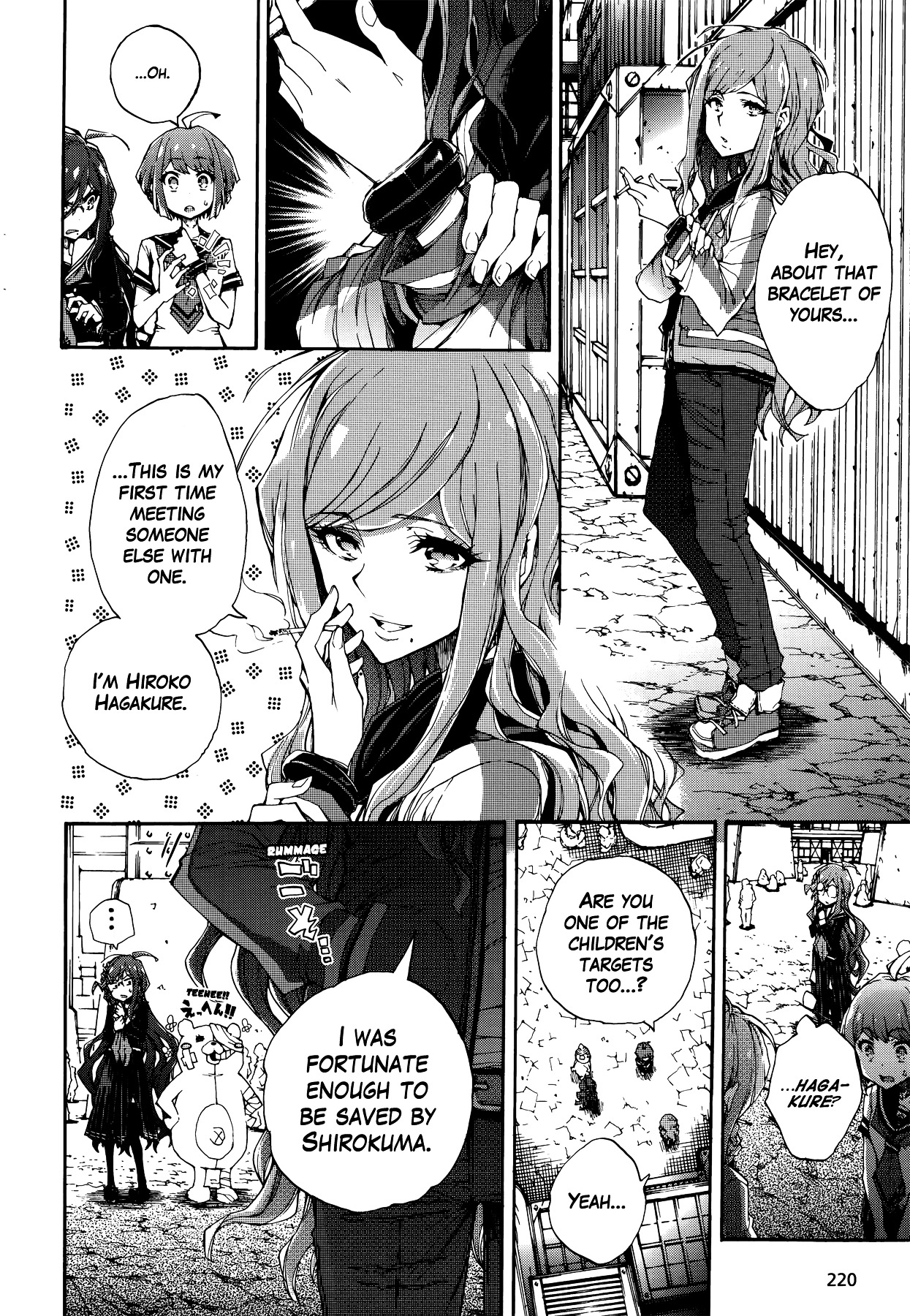Zettai Zetsubou Shoujo - Danganronpa Another Episode - Genocider Mode Chapter 2 page 17 - Chapter 2 : A Reply to Consolation