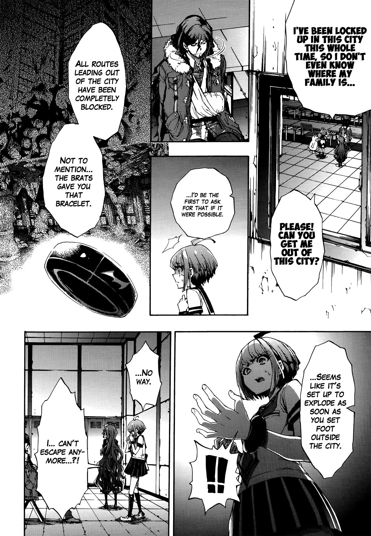Zettai Zetsubou Shoujo - Danganronpa Another Episode - Genocider Mode Chapter 2 page 21 - Chapter 2 : A Reply to Consolation