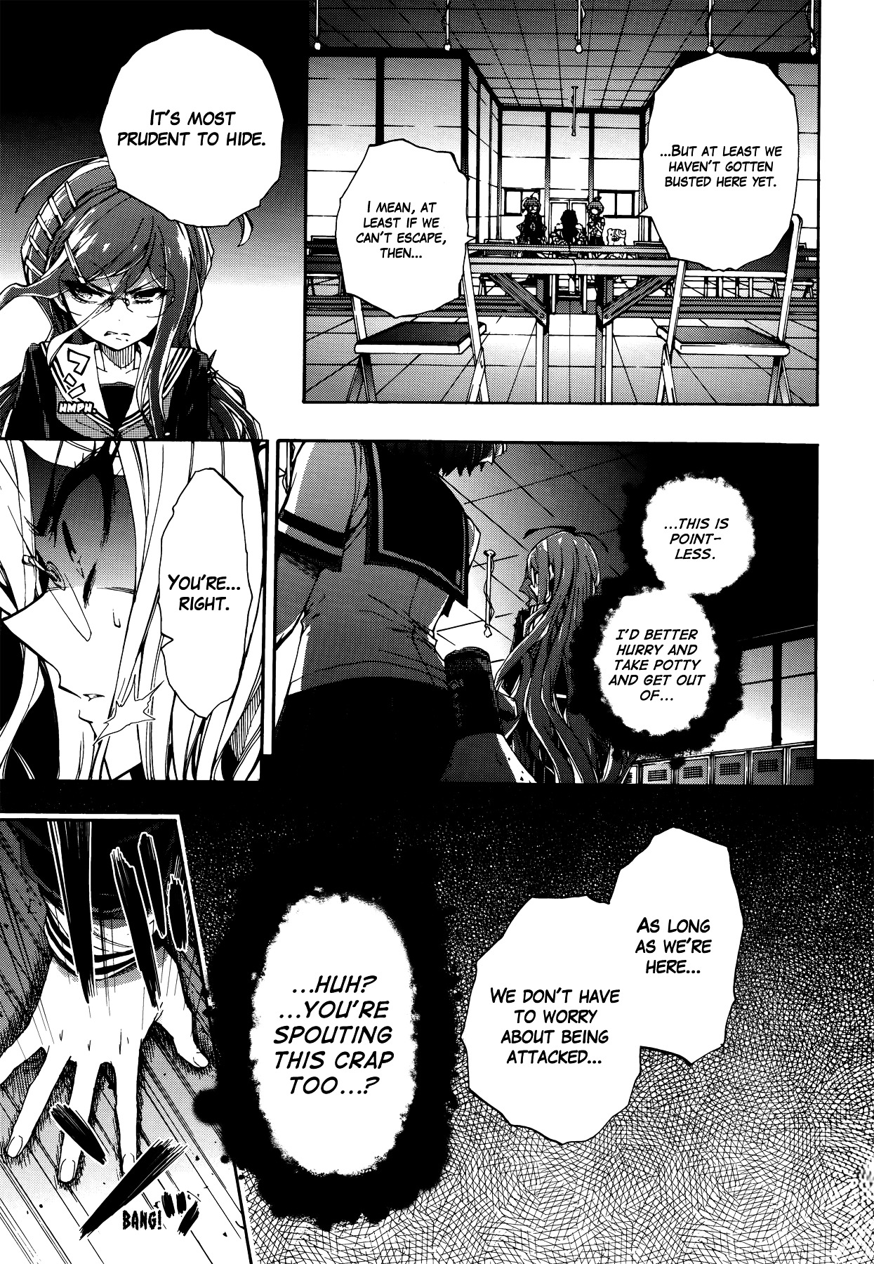 Zettai Zetsubou Shoujo - Danganronpa Another Episode - Genocider Mode Chapter 2 page 22 - Chapter 2 : A Reply to Consolation