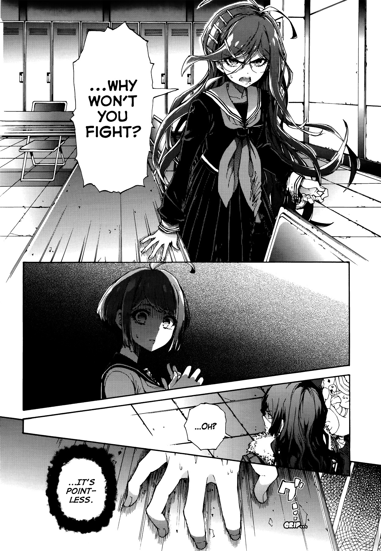 Zettai Zetsubou Shoujo - Danganronpa Another Episode - Genocider Mode Chapter 2 page 23 - Chapter 2 : A Reply to Consolation