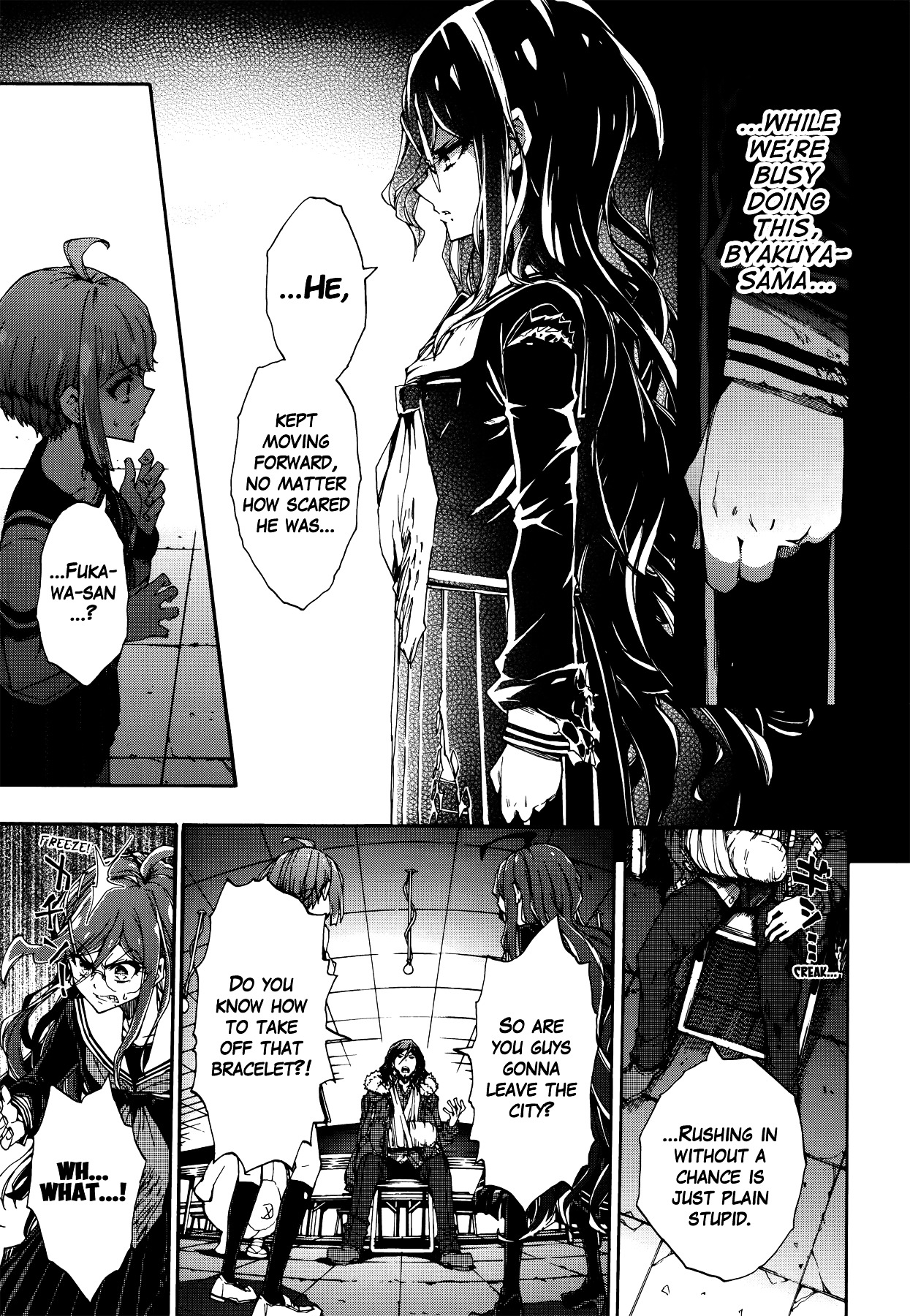 Zettai Zetsubou Shoujo - Danganronpa Another Episode - Genocider Mode Chapter 2 page 26 - Chapter 2 : A Reply to Consolation