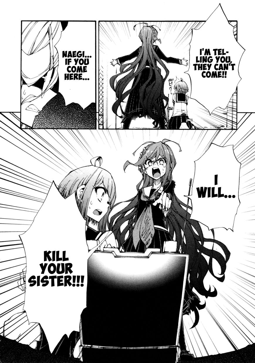 Zettai Zetsubou Shoujo - Danganronpa Another Episode - Genocider Mode Chapter 3 page 31 - Chapter 3 : Cold, Mathematical Inequality