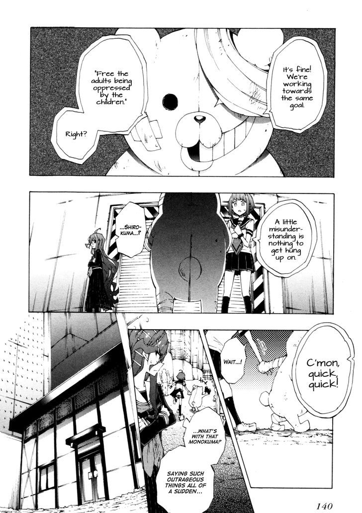 Zettai Zetsubou Shoujo - Danganronpa Another Episode - Genocider Mode Chapter 4 page 20 - Chapter 4 : Abnormality on the Girls' Front Line(Fixed)