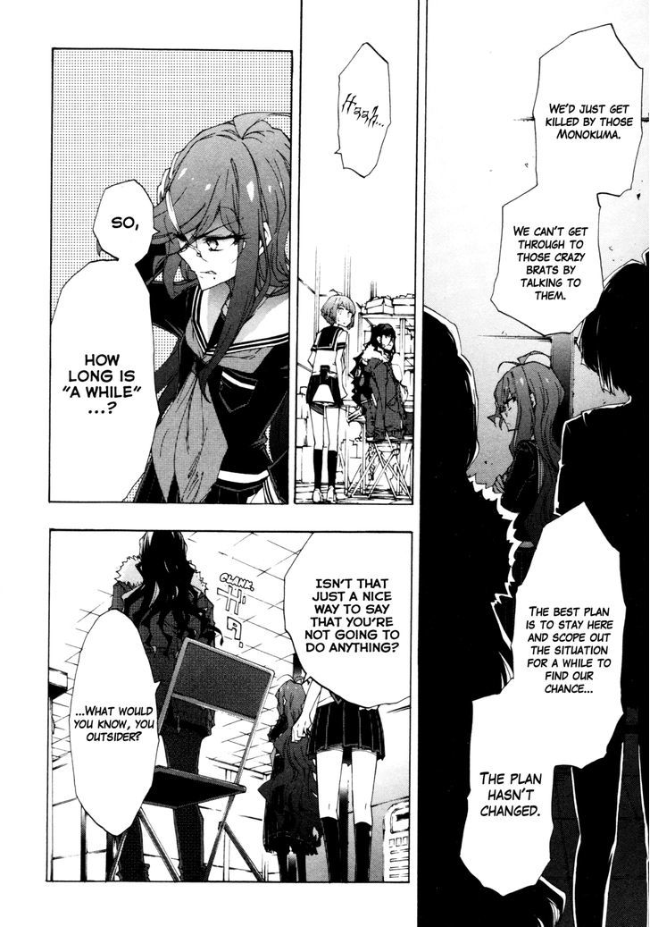 Zettai Zetsubou Shoujo - Danganronpa Another Episode - Genocider Mode Chapter 4 page 22 - Chapter 4 : Abnormality on the Girls' Front Line(Fixed)