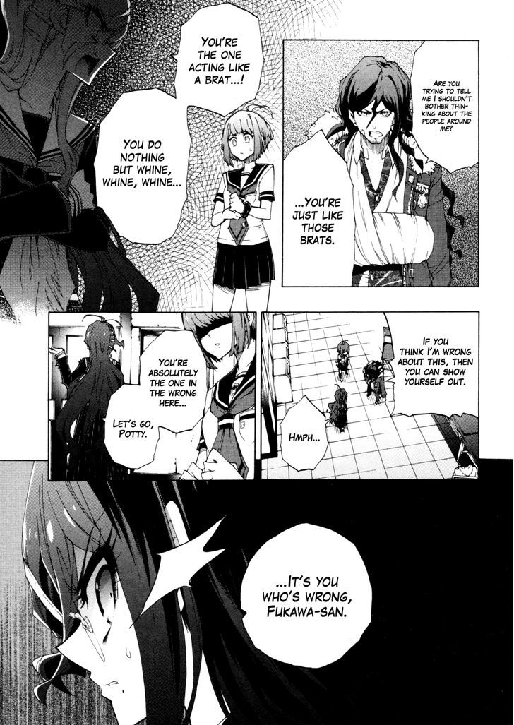Zettai Zetsubou Shoujo - Danganronpa Another Episode - Genocider Mode Chapter 4 page 23 - Chapter 4 : Abnormality on the Girls' Front Line(Fixed)