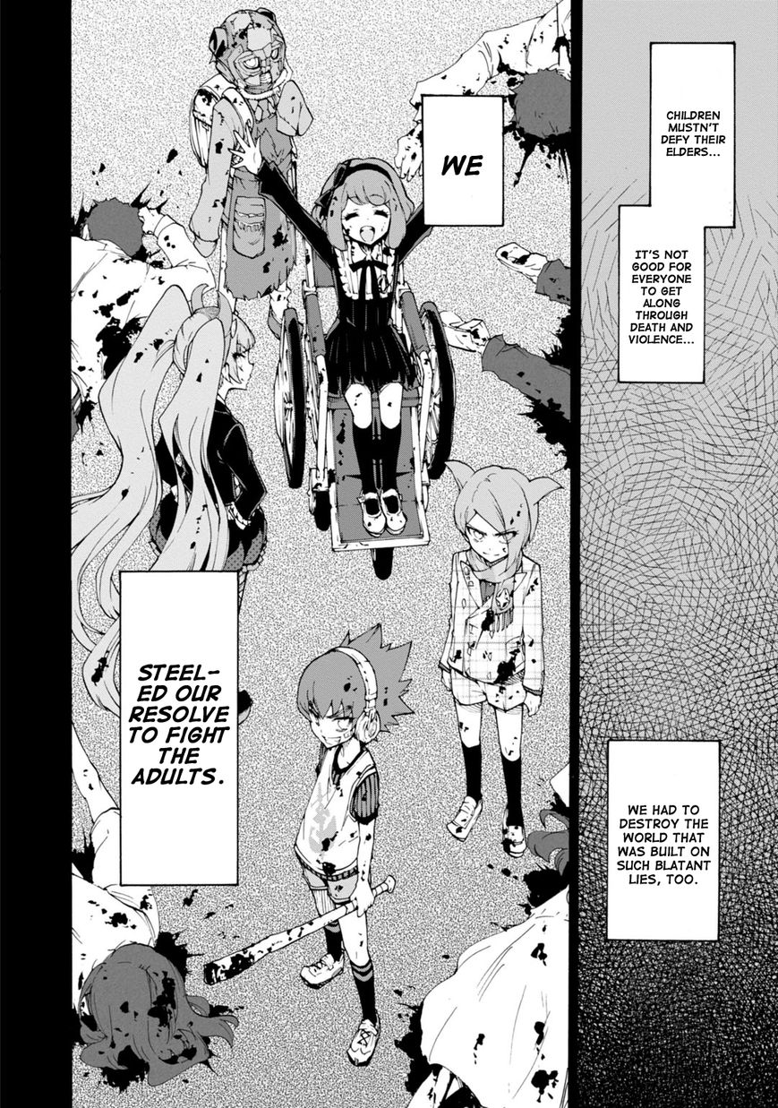 Zettai Zetsubou Shoujo - Danganronpa Another Episode - Genocider Mode Chapter 7 page 16 - Chapter 7 : Why We Became the Warriors of Hope