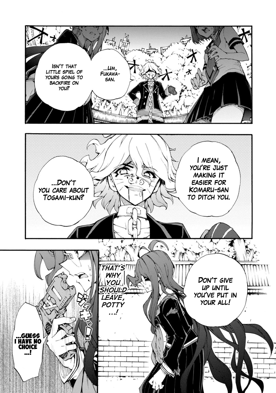 Zettai Zetsubou Shoujo - Danganronpa Another Episode - Genocider Mode Chapter 8 page 11 - Chapter 8: And then SHE Came