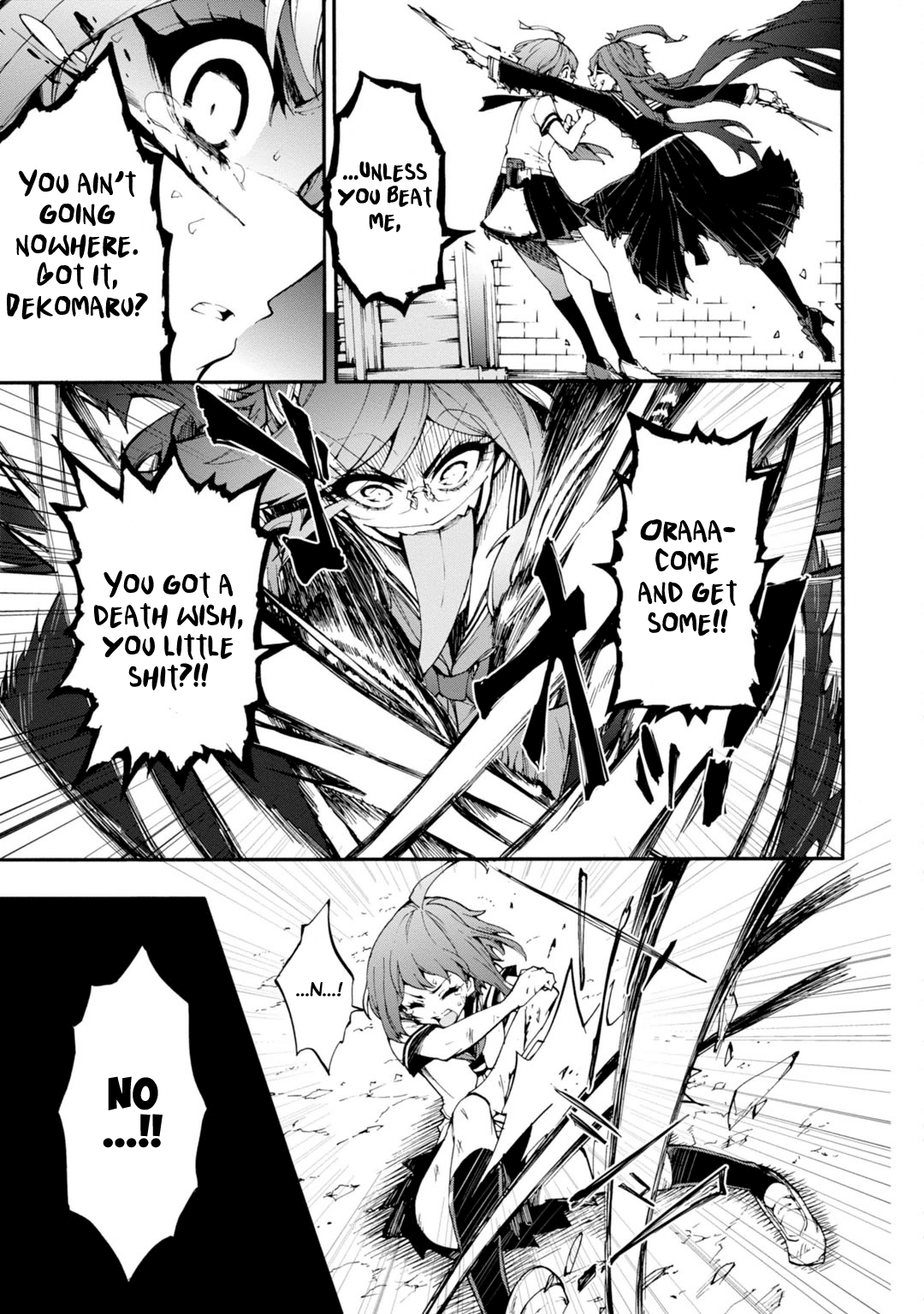 Zettai Zetsubou Shoujo - Danganronpa Another Episode - Genocider Mode Chapter 8 page 13 - Chapter 8: And then SHE Came