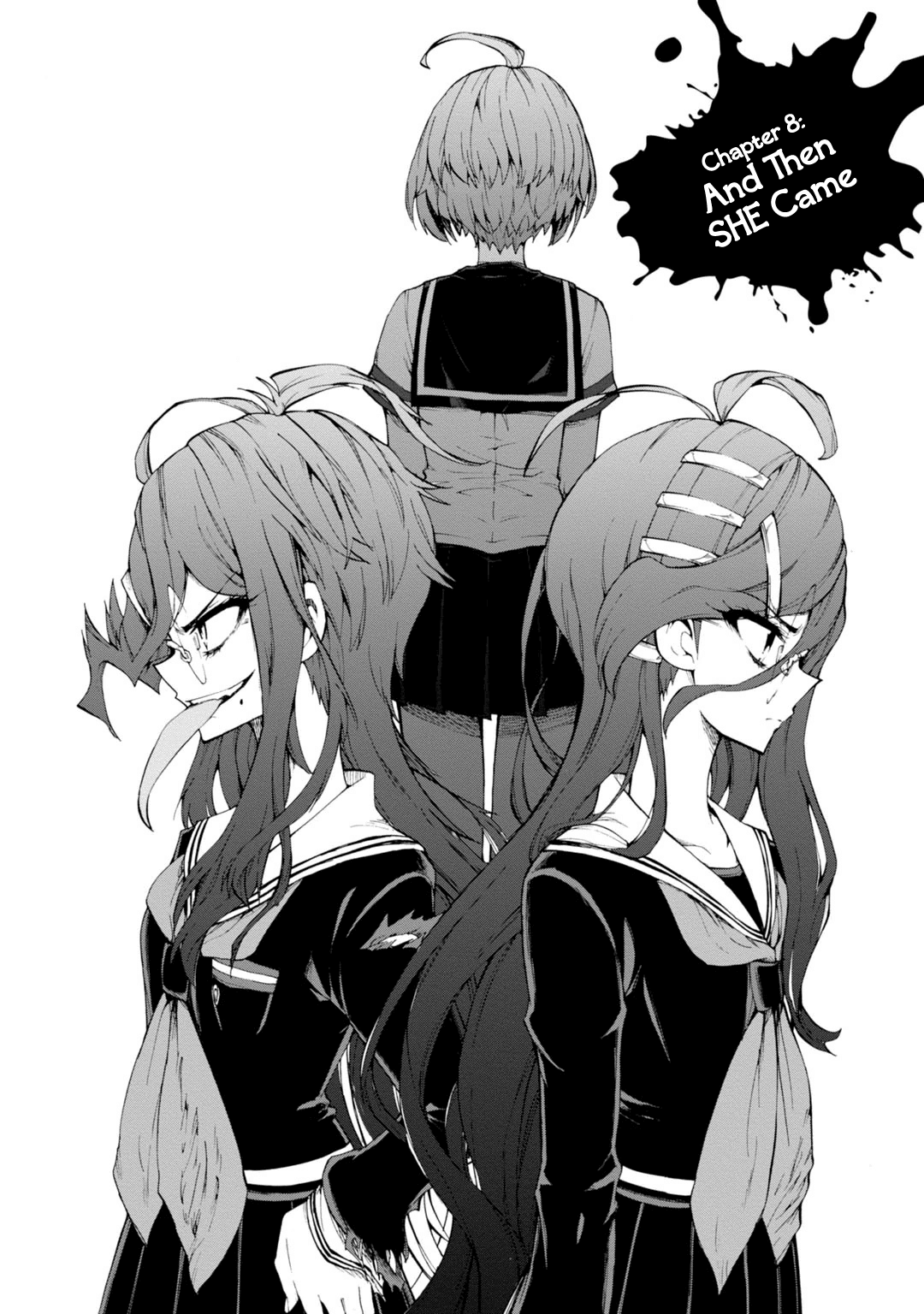Zettai Zetsubou Shoujo - Danganronpa Another Episode - Genocider Mode Chapter 8 page 2 - Chapter 8: And then SHE Came