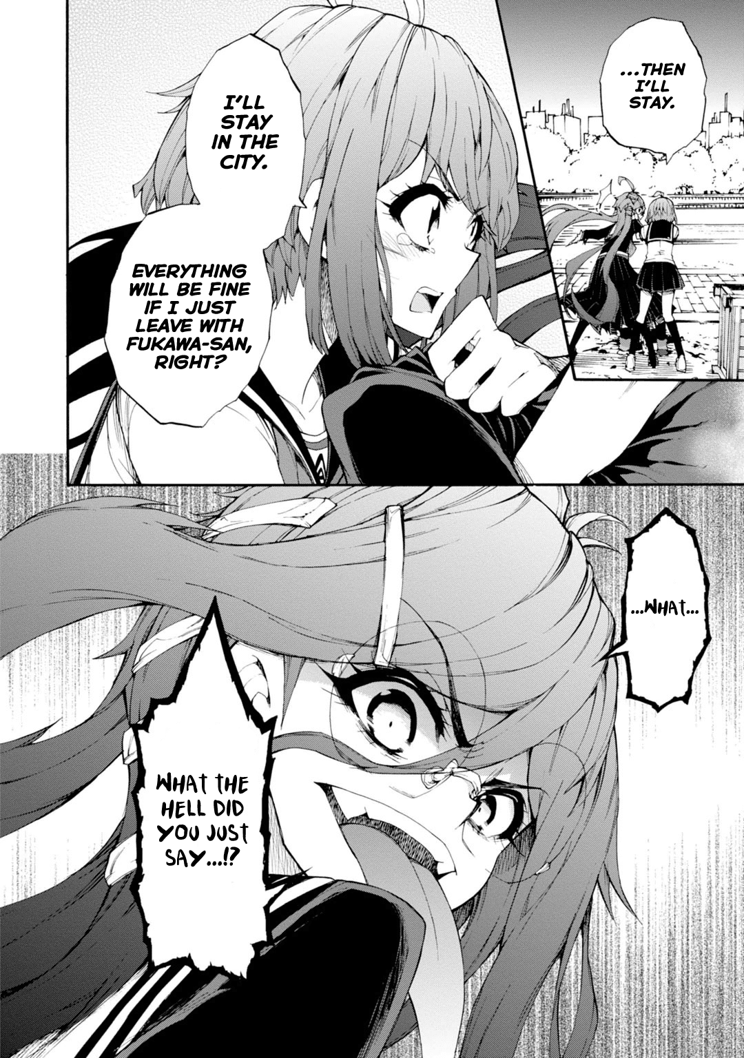 Zettai Zetsubou Shoujo - Danganronpa Another Episode - Genocider Mode Chapter 8 page 28 - Chapter 8: And then SHE Came