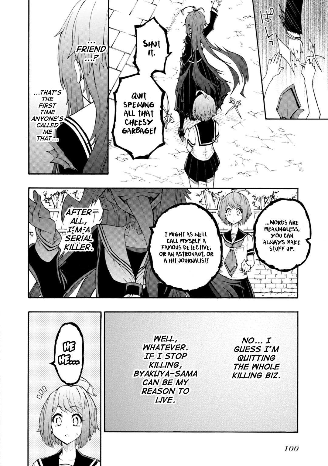 Zettai Zetsubou Shoujo - Danganronpa Another Episode - Genocider Mode Chapter 9 page 6 - Chapter 9: Town of Despair and High School Students of Hope