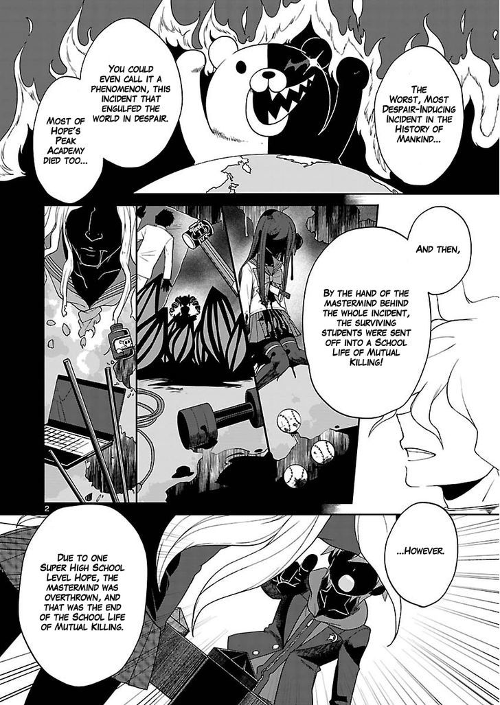 Zettai Zetsubou Shoujo - Danganronpa Another Episode Chapter 1 page 2 - Chapter 1