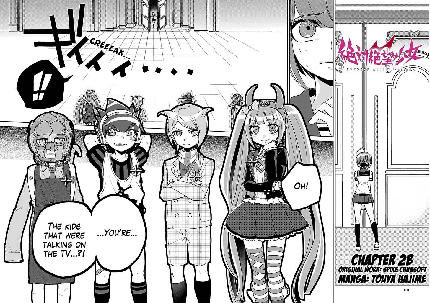 Zettai Zetsubou Shoujo - Danganronpa Another Episode Chapter 2.2 page 1 - Chapter 2.2