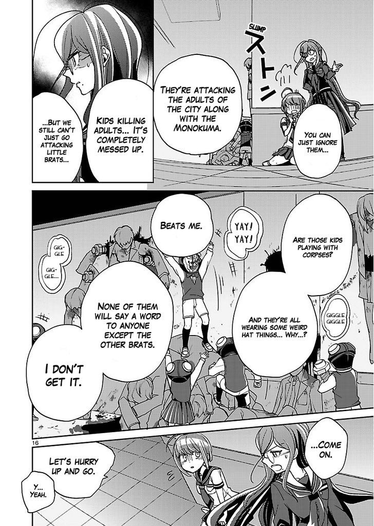Zettai Zetsubou Shoujo - Danganronpa Another Episode Chapter 4 page 16 - Chapter 4