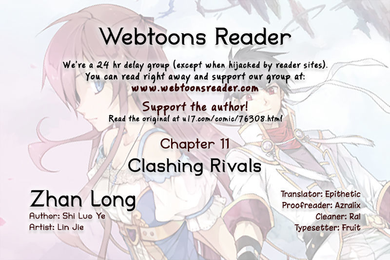 Zhan Long Chapter 11 page 1 - Chapter 11 : Clashing Rivals