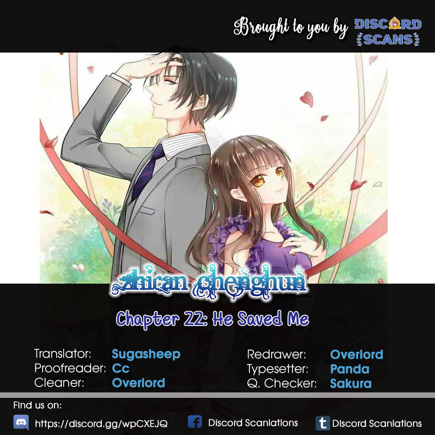 Zhiran Chenghun Chapter 22 page 1 - Chapter 22 : He Saved Me