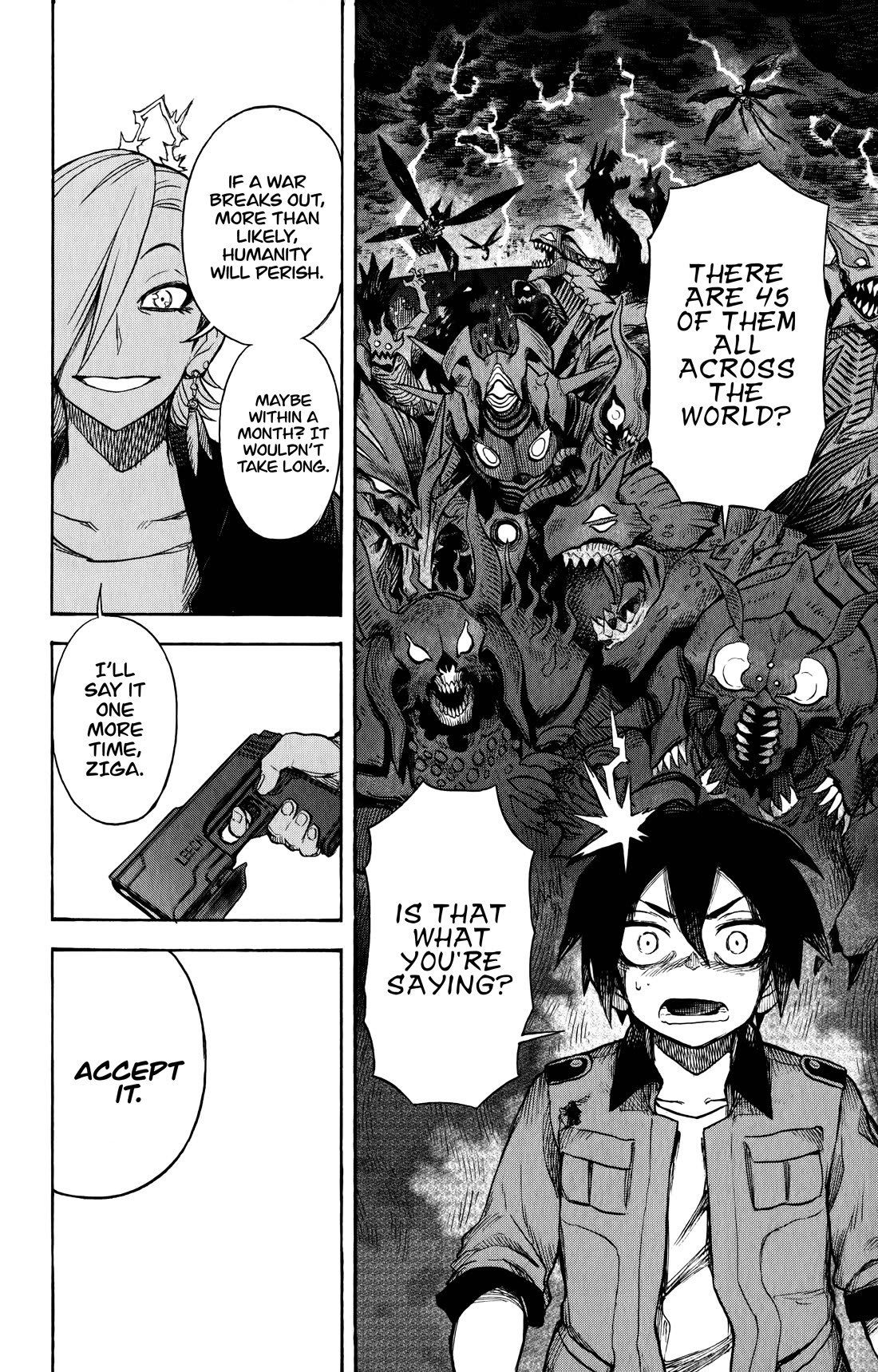 ZIGA (Rokurou Sano) Chapter 10 page 19 - Chapter 10: Evacuation → Company