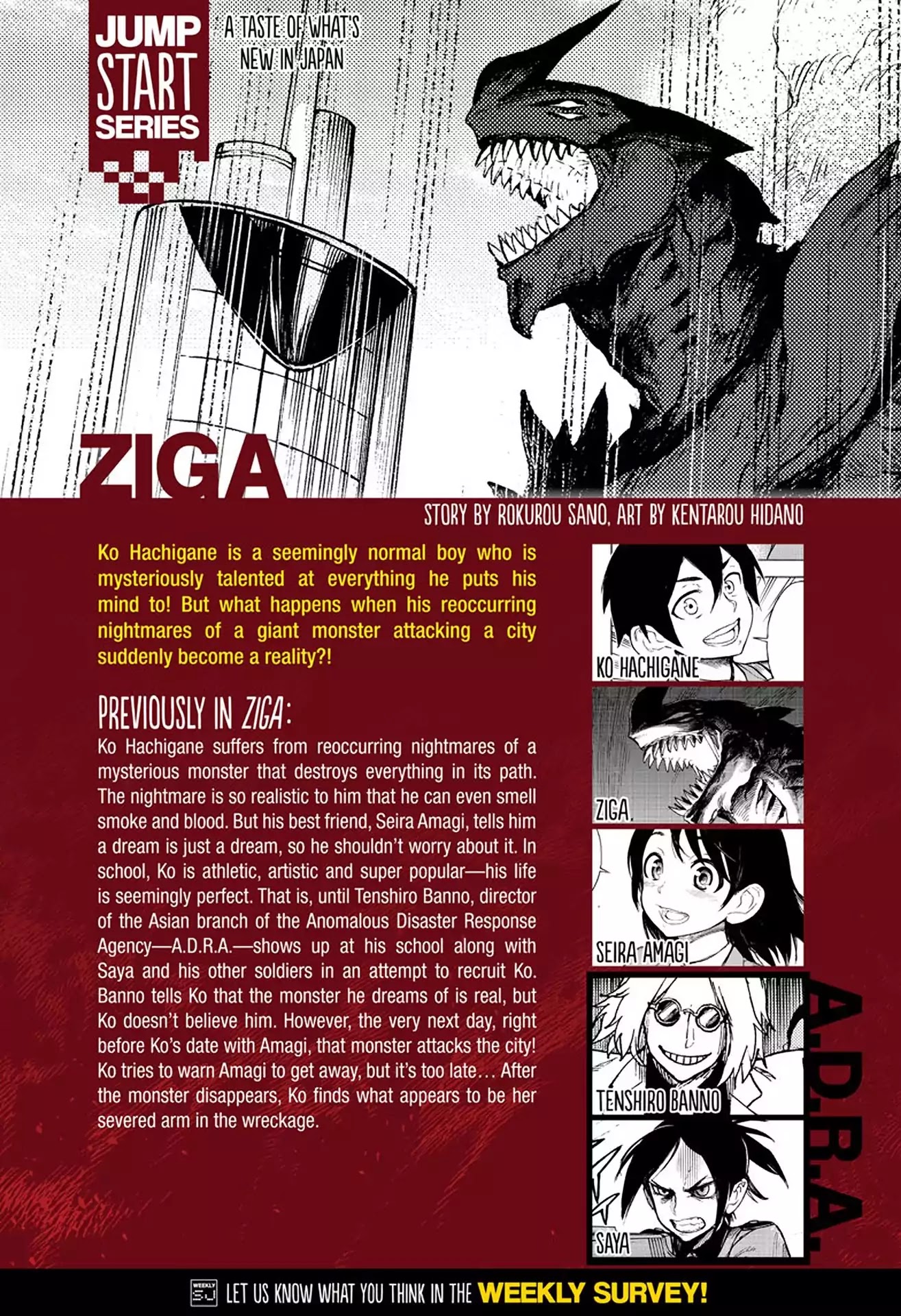 ZIGA (Rokurou Sano) Chapter 2 page 1 - Chapter 2: Despair ~> Anger