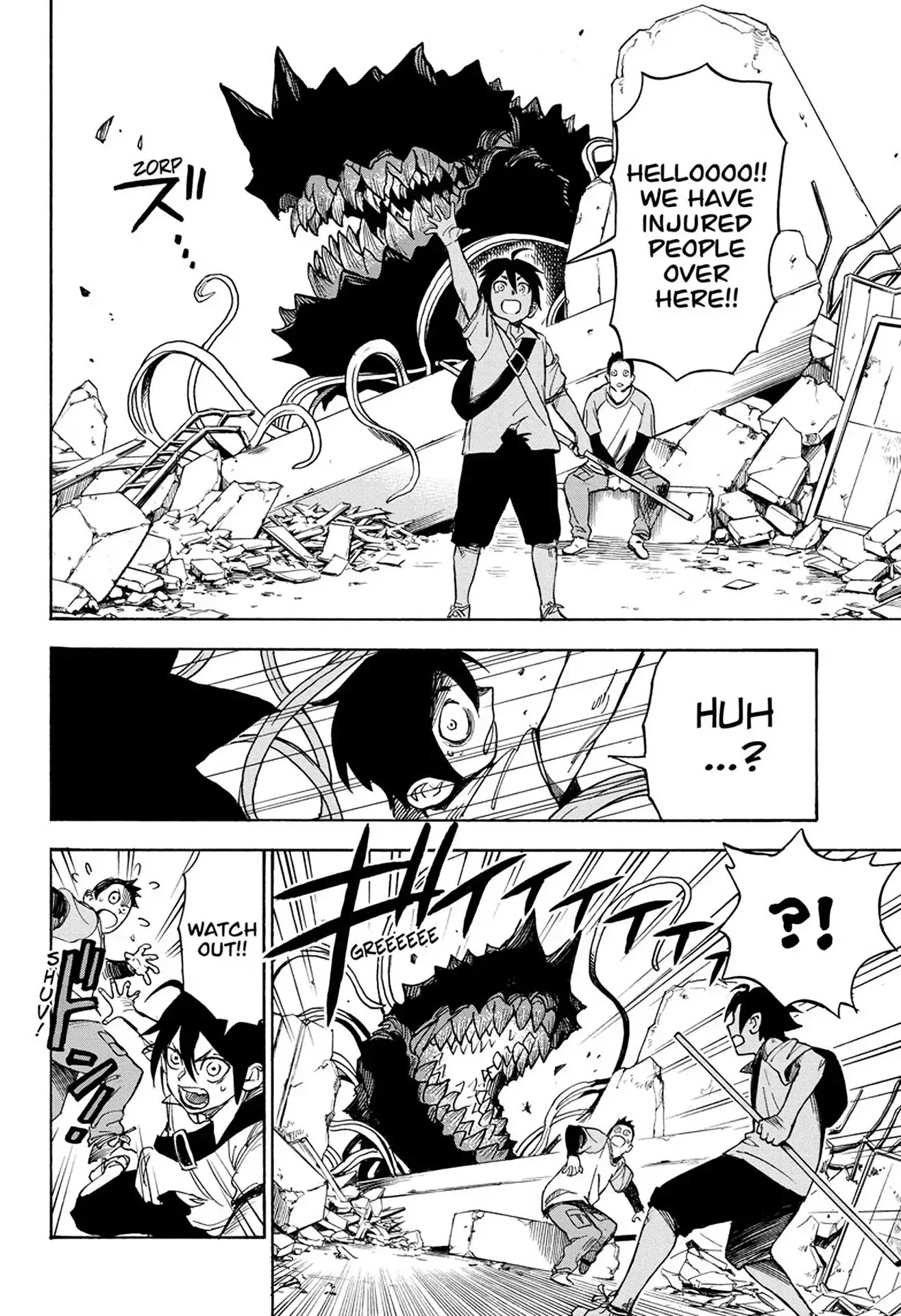 ZIGA (Rokurou Sano) Chapter 2 page 15 - Chapter 2: Despair ~> Anger