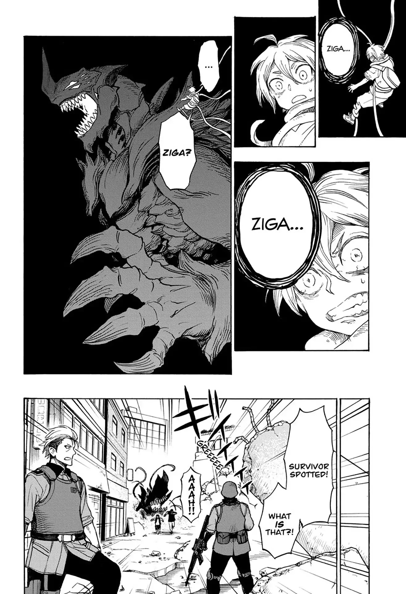 ZIGA (Rokurou Sano) Chapter 2 page 17 - Chapter 2: Despair ~> Anger