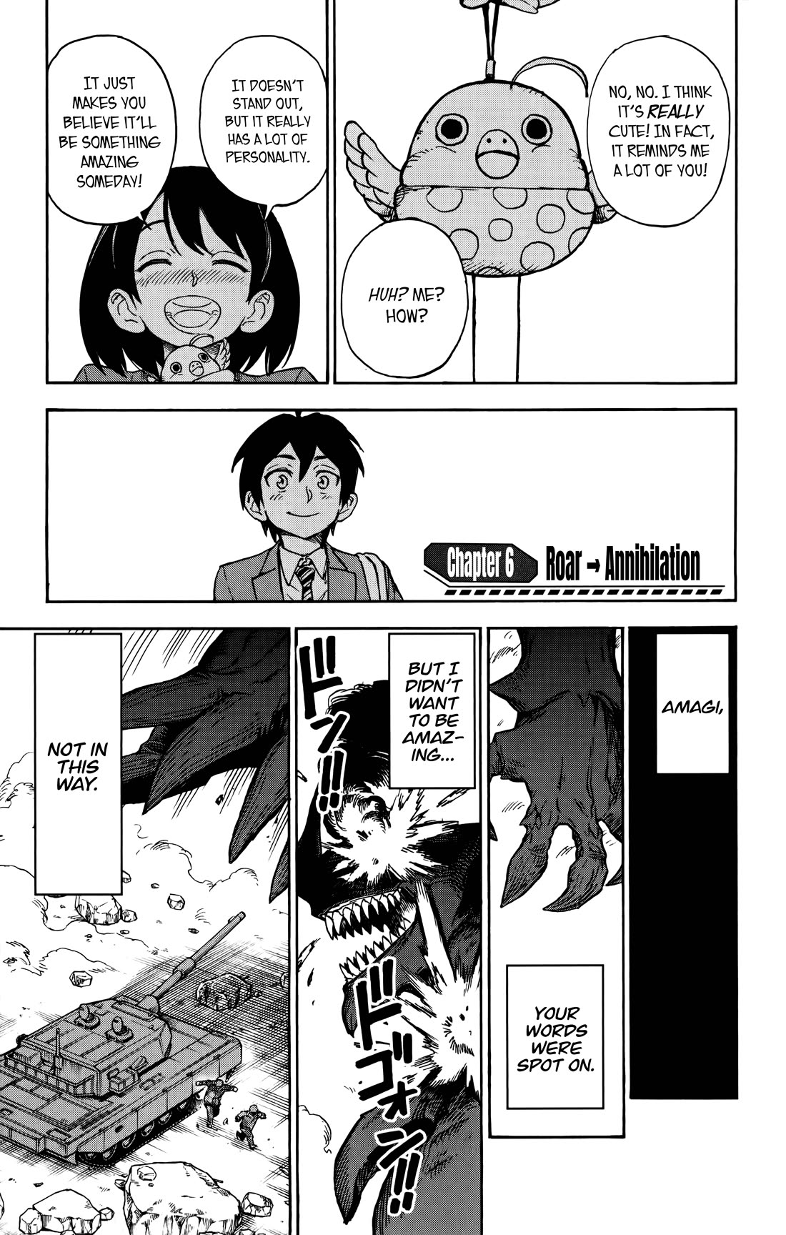 ZIGA (Rokurou Sano) Chapter 6 page 2 - Chapter 6: Roar → Annihilation