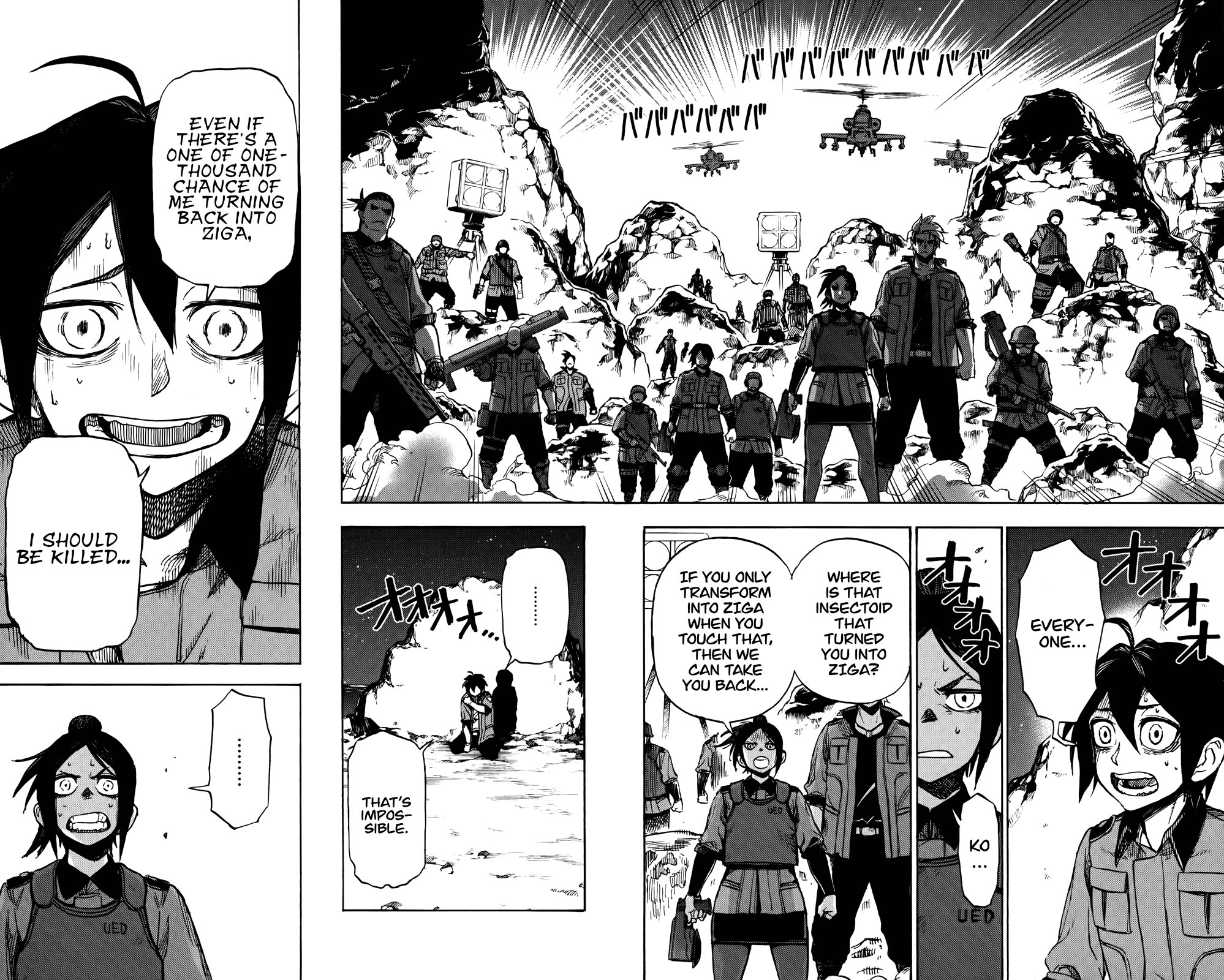 ZIGA (Rokurou Sano) Chapter 7 page 11 - Chapter 7: Escape → Monster Hunting