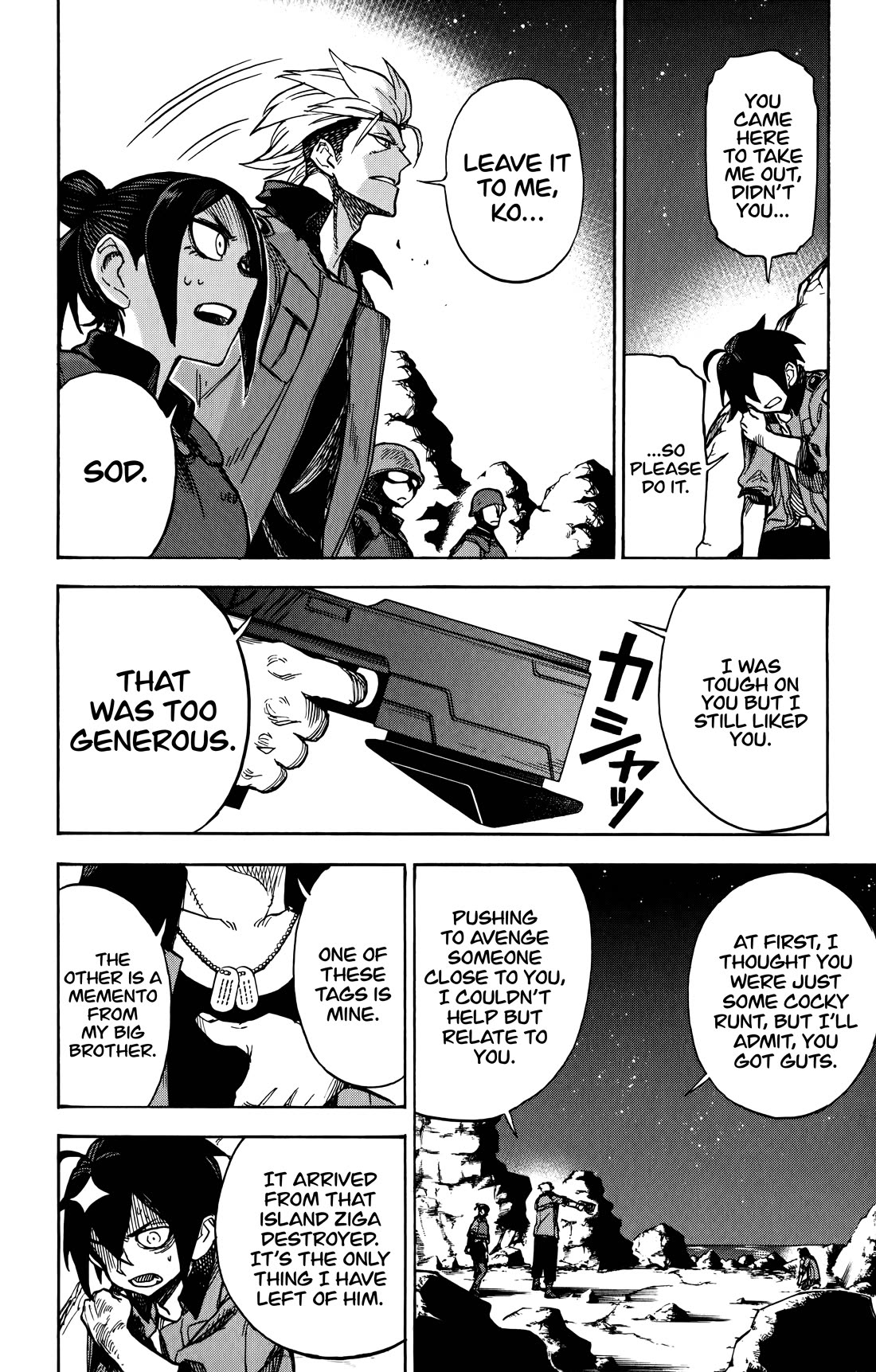 ZIGA (Rokurou Sano) Chapter 7 page 12 - Chapter 7: Escape → Monster Hunting