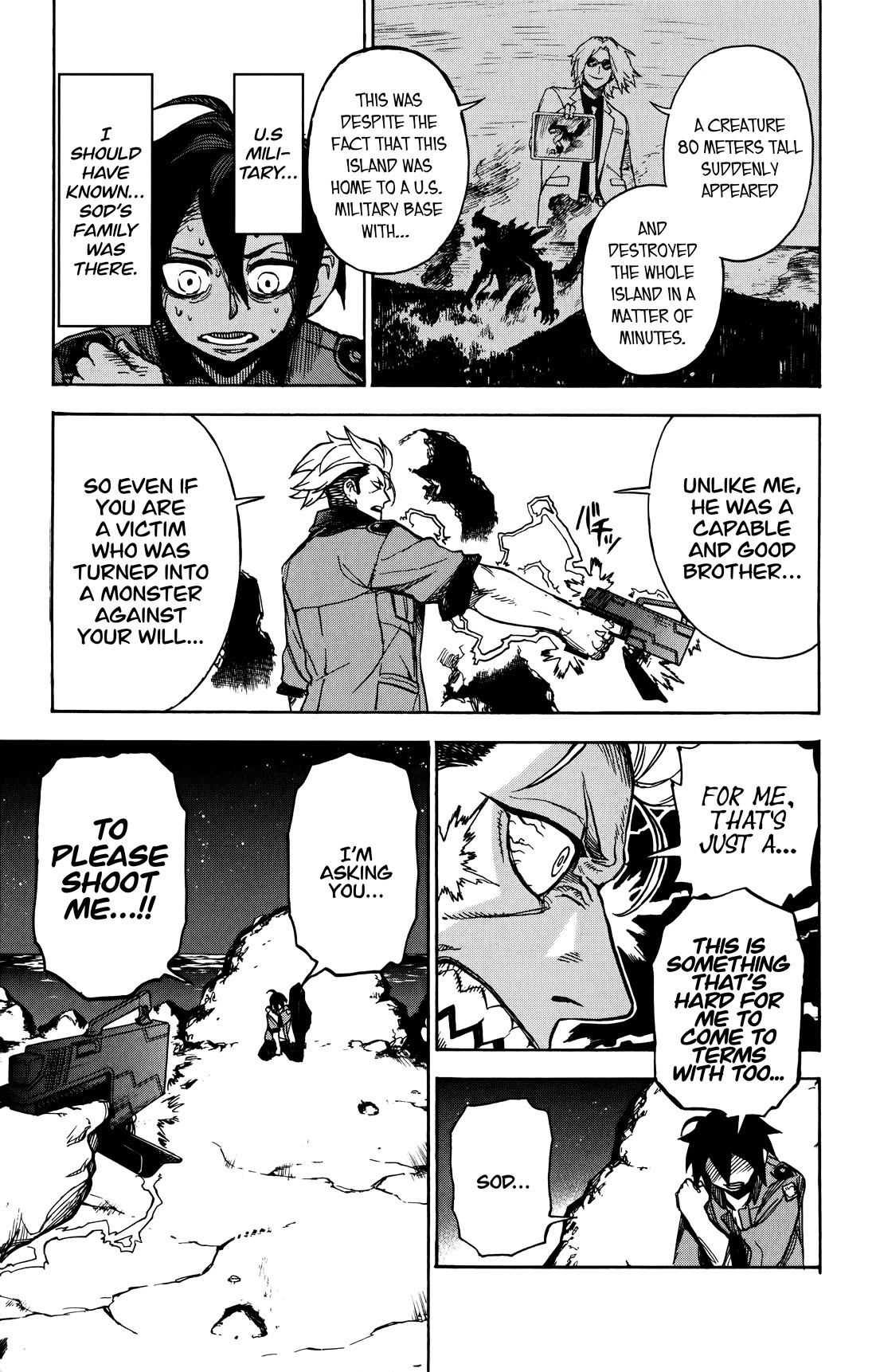 ZIGA (Rokurou Sano) Chapter 7 page 13 - Chapter 7: Escape → Monster Hunting