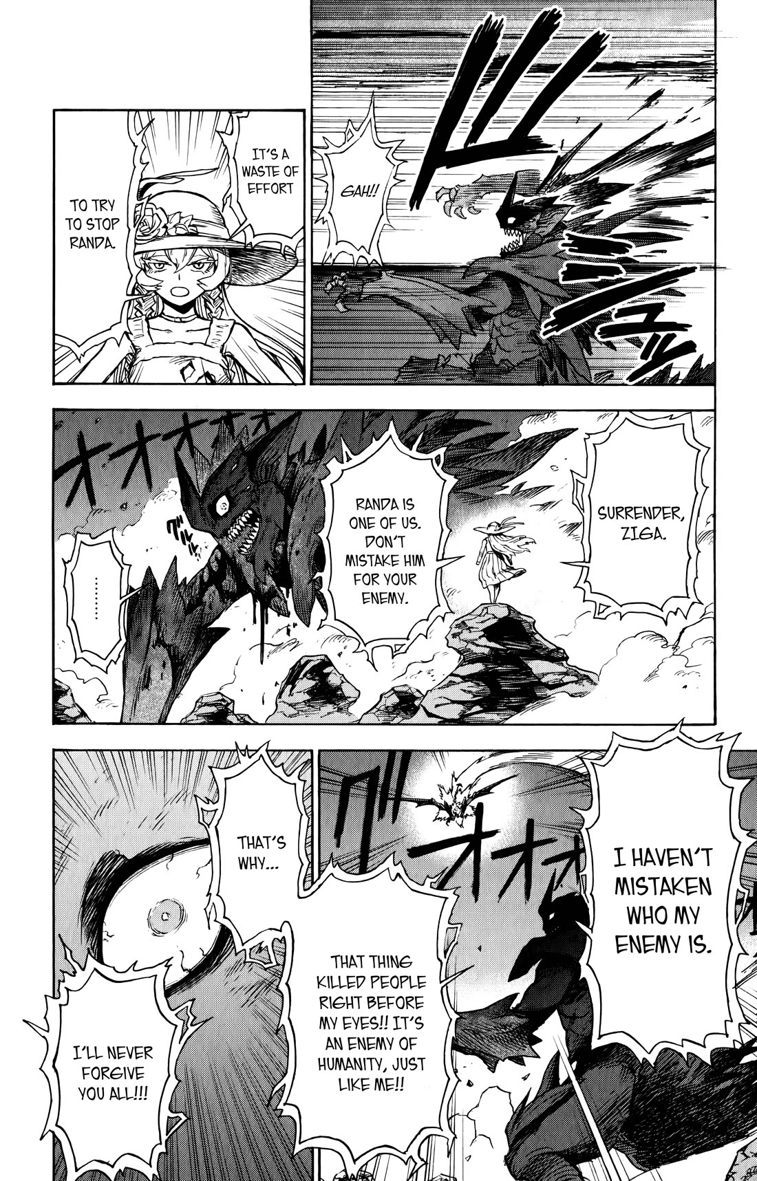 ZIGA (Rokurou Sano) Chapter 9 page 13 - Chapter 9: Fierce Fighting → Evolution