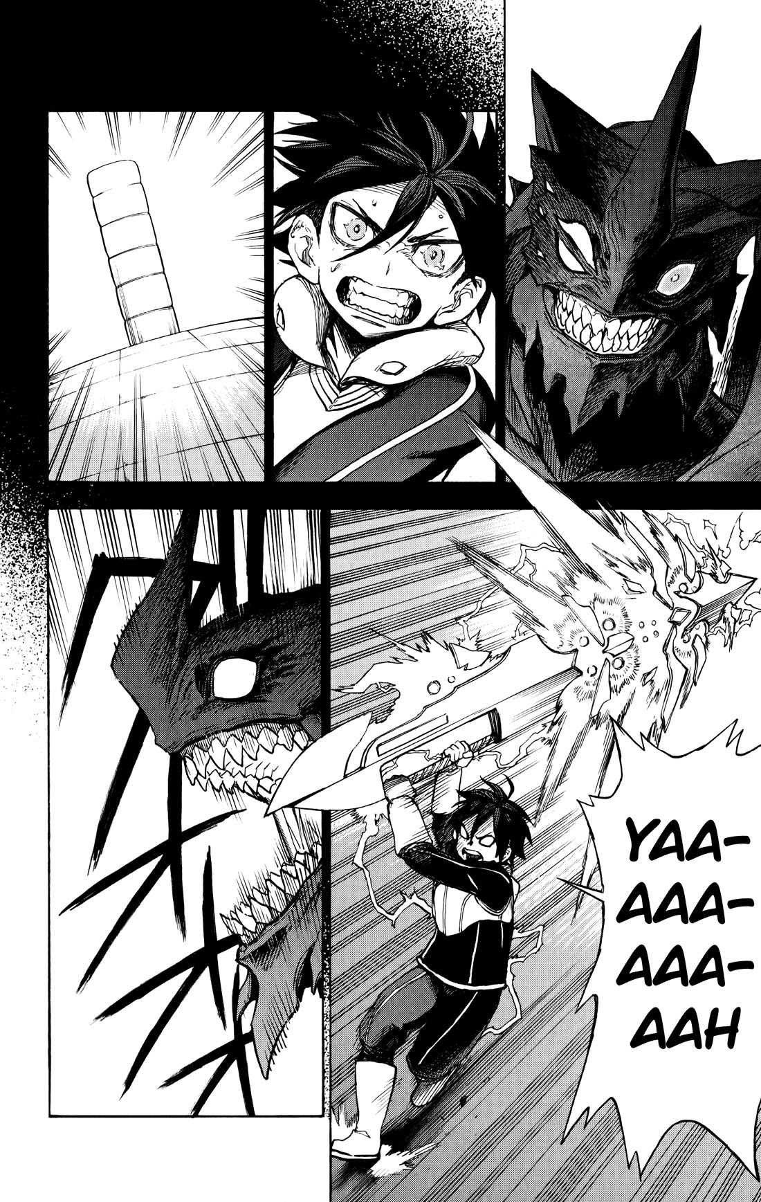 ZIGA (Rokurou Sano) Chapter 9 page 16 - Chapter 9: Fierce Fighting → Evolution