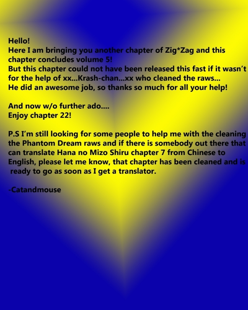 Zig*Zag Chapter 22 page 1 - Chapter 22