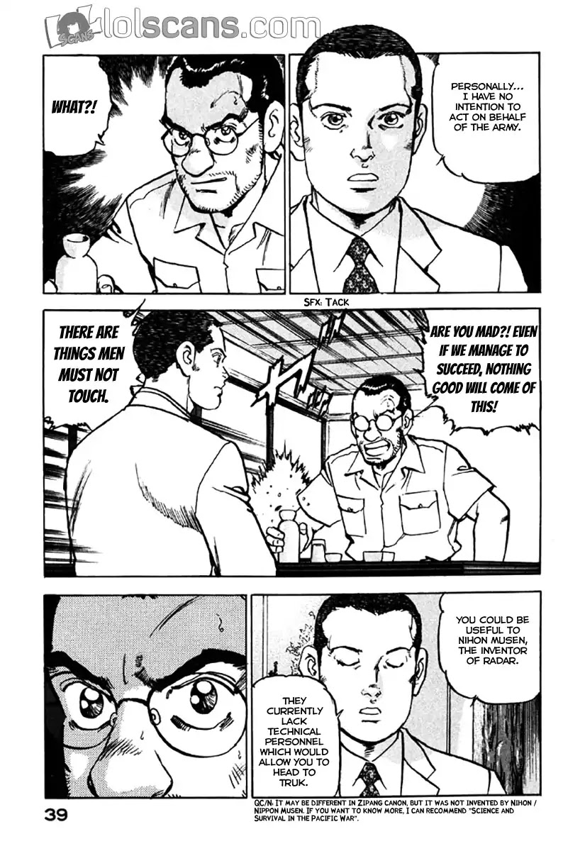Zipang Chapter 121 page 19 - Chapter 121: Military Auxiliary - Mansaku Kurata