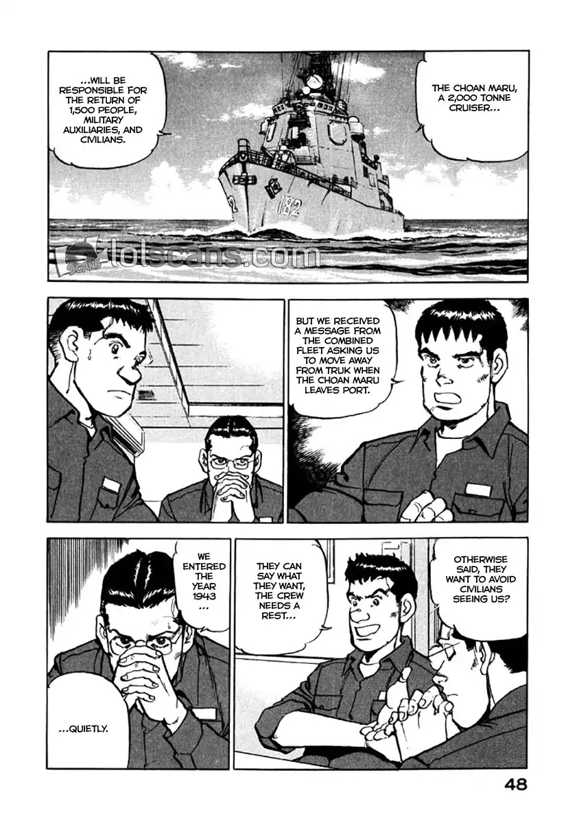 Zipang Chapter 122 page 8 - Chapter 122: First Ship Back