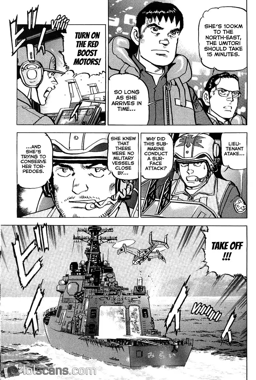 Zipang Chapter 123 page 11 - Chapter 123: Sea of Flames