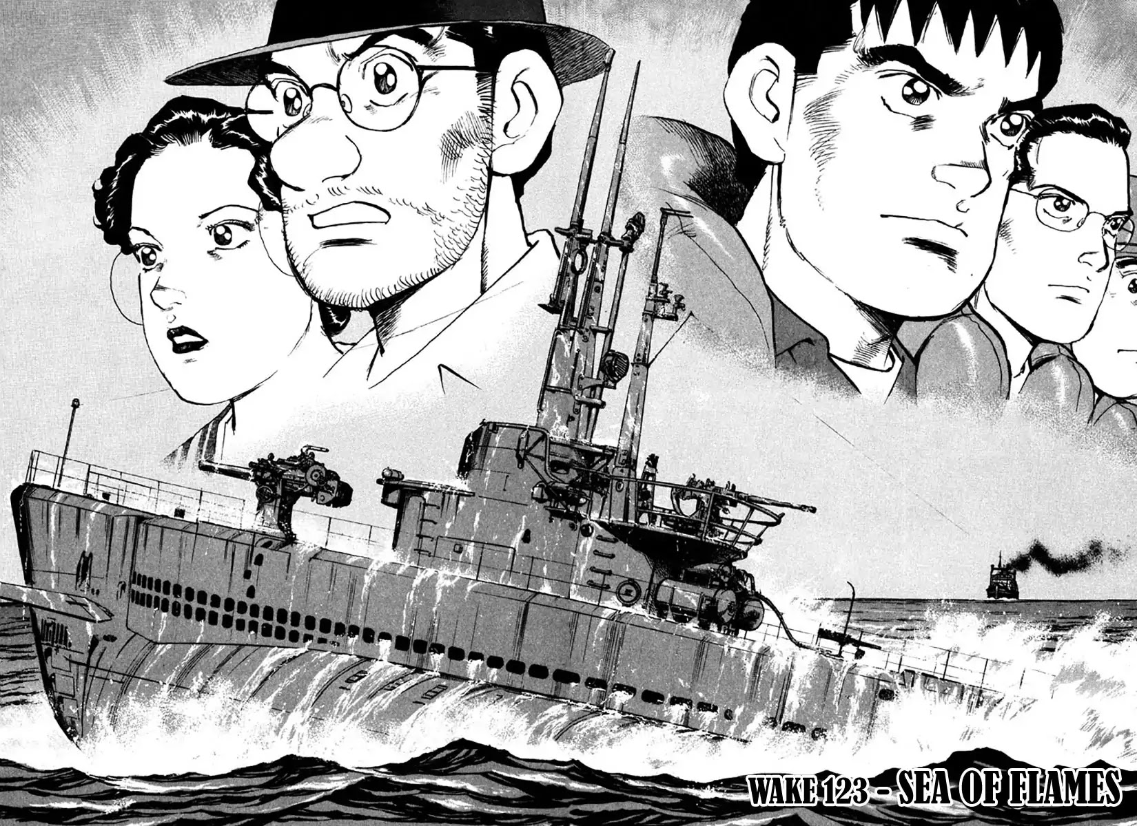Zipang Chapter 123 page 3 - Chapter 123: Sea of Flames