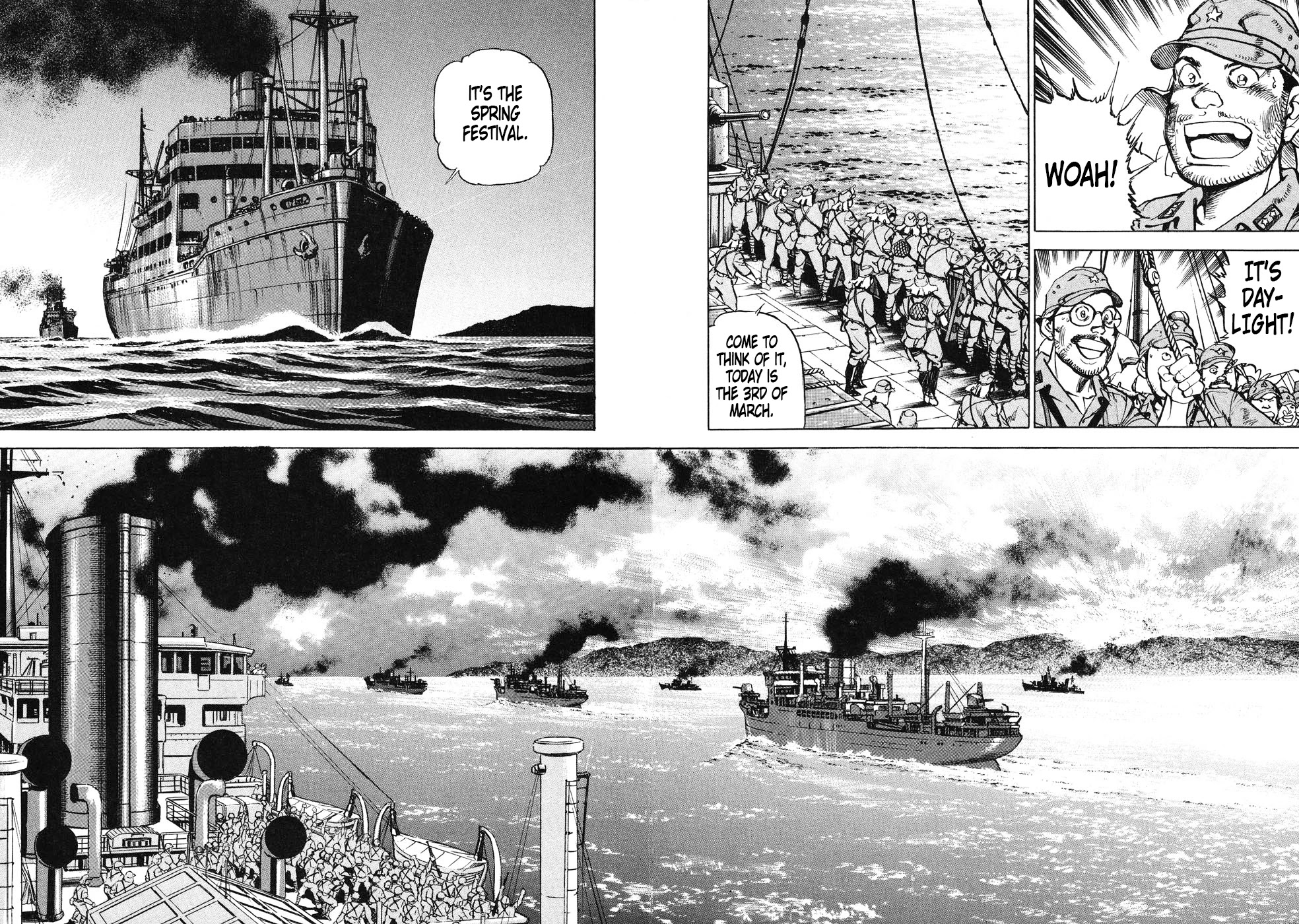 Zipang Chapter 142 page 10 - Chapter 142: Dawn in the Dampier Strait