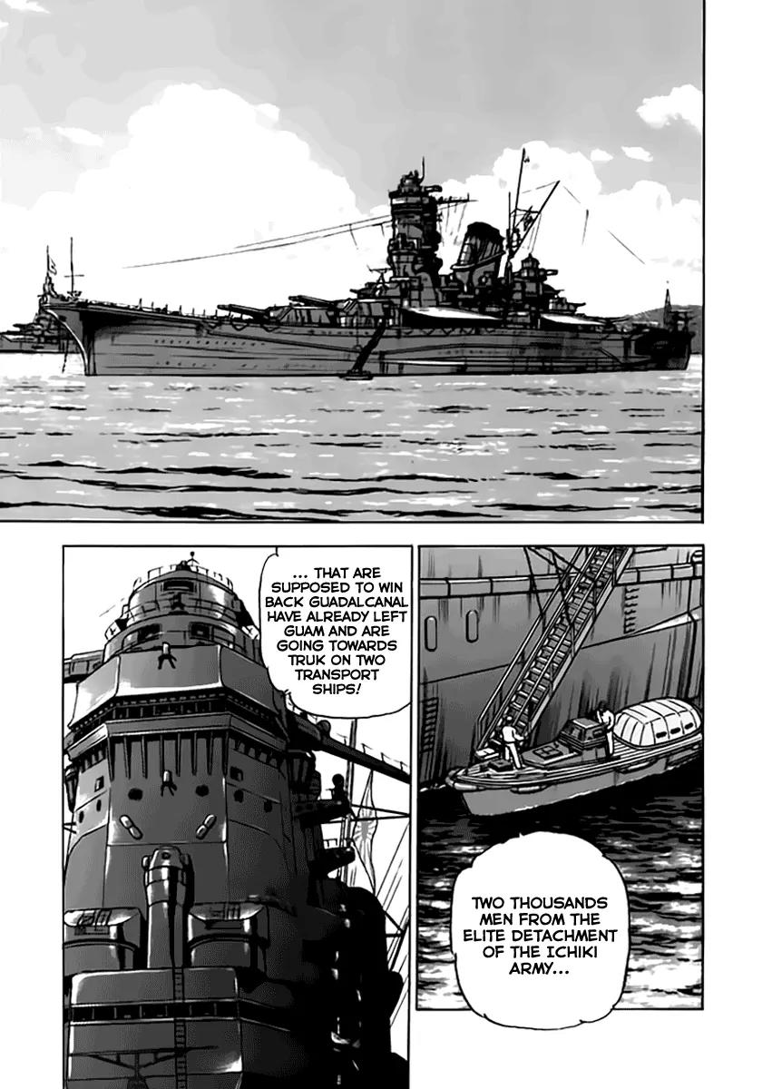 Zipang Chapter 43 page 13 - Chapter 43: "Mirar", Toward the Island Chain Of Truk
