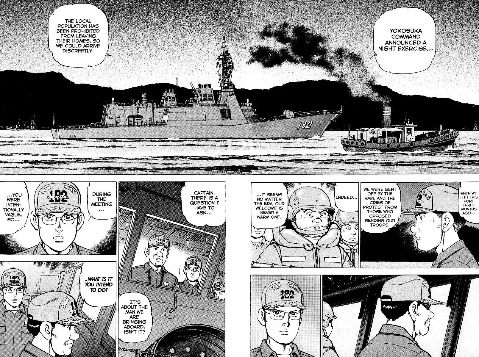 Zipang Chapter 83 page 10 - Chapter 83: The Mirai on Maneuvers